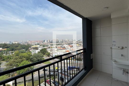 Sala - Sala de Jantar - Varanda de apartamento à venda com 2 quartos, 45m² em Vila Palmares, Santo André