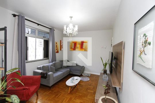 Sala de apartamento à venda com 3 quartos, 116m² em Floresta, Belo Horizonte