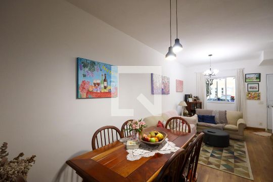 Sala de estar - Sala de jantar  de casa de condomínio à venda com 3 quartos, 95m² em Usina Piratininga, São Paulo