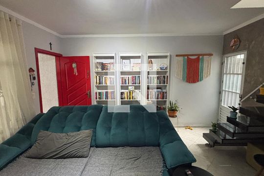 Sala de casa à venda com 3 quartos, 202m² em Parque Novo Oratório, Santo André