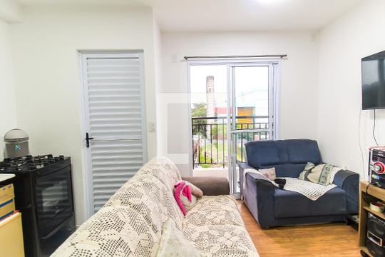 Sala/Cozinha de apartamento para alugar com 2 quartos, 40m² em Lageado, Ferraz de Vasconcelos