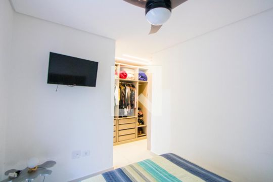 Quarto 1 - Suíte de apartamento à venda com 3 quartos, 85m² em Paraíso, Santo André