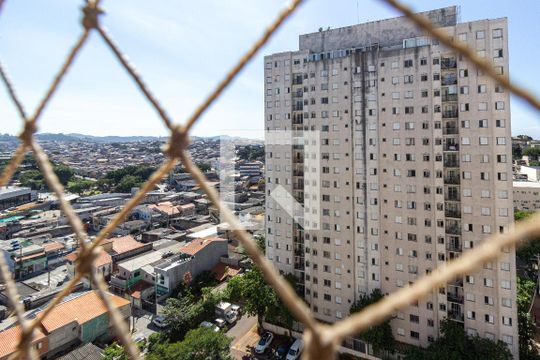 Varanda - vista de apartamento à venda com 3 quartos, 58m² em Jardim Cocaia, Guarulhos