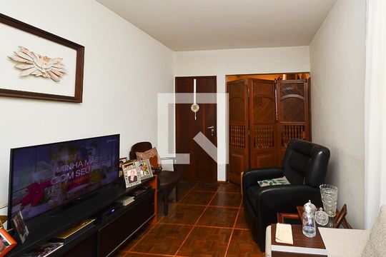 Sala de Estar de apartamento à venda com 3 quartos, 79m² em São Lucas, Belo Horizonte