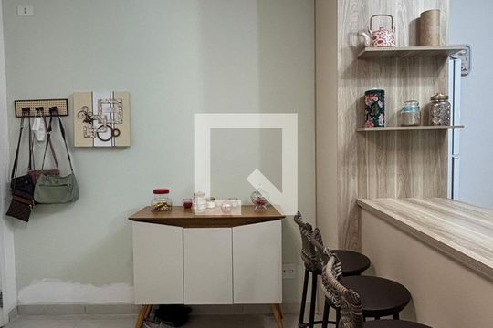 Sala - Cozinha de apartamento à venda com 2 quartos, 60m² em Vila Pires, Santo André