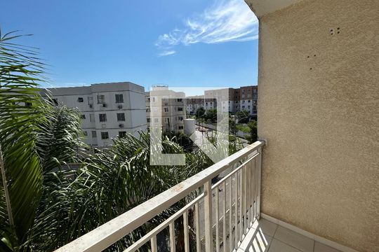 Varanda da Sala de apartamento para alugar com 3 quartos, 55m² em Pavuna, Nilópolis