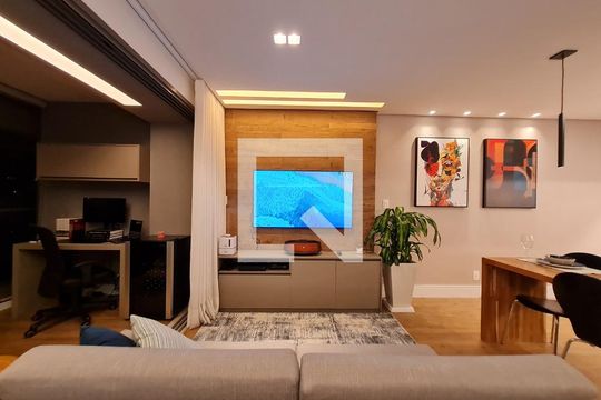 Sala/Quarto de kitnet/studio à venda com 1 quarto, 42m² em Cidade Monções, São Paulo