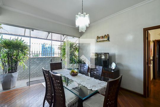 Sala de Jantar de apartamento à venda com 4 quartos, 238m² em Funcionários, Belo Horizonte