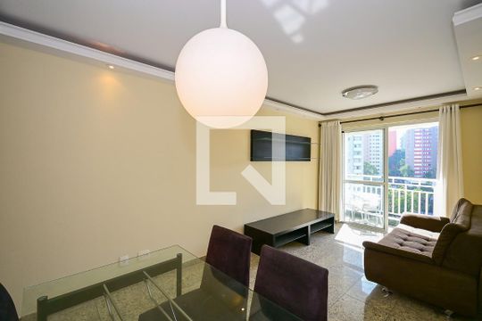 Sala de apartamento à venda com 2 quartos, 70m² em Vila Andrade, São Paulo
