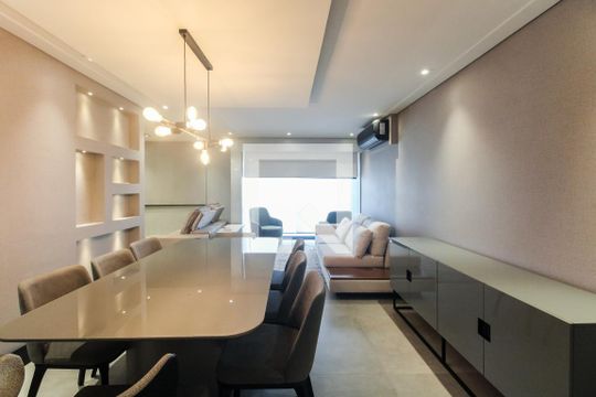 Sala  de apartamento para alugar com 2 quartos, 144m² em Vila Esperança, São Paulo
