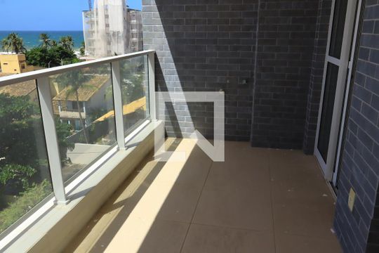 Varanda da Sala de apartamento para alugar com 2 quartos, 62m² em Stella Maris, Salvador