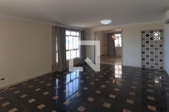 Sala 1 de apartamento para alugar com 3 quartos, 211m² em José Menino, Santos
