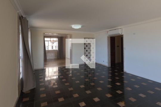 Sala 1 de apartamento para alugar com 3 quartos, 211m² em José Menino, Santos