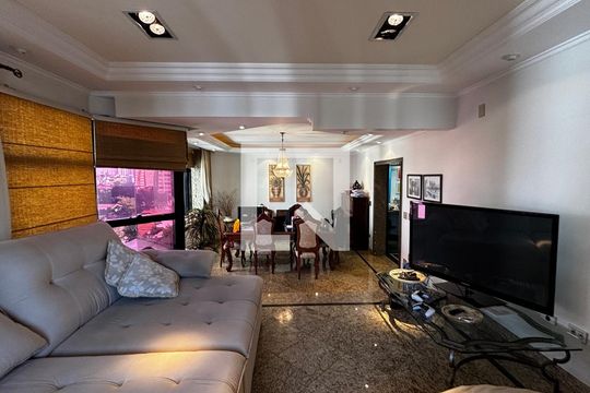 Sala  de apartamento à venda com 3 quartos, 202m² em Jardim, Santo André