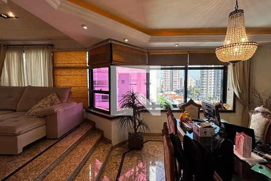 Sala  de apartamento à venda com 3 quartos, 202m² em Jardim, Santo André