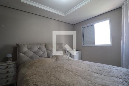 Quarto 1 suíte de apartamento à venda com 3 quartos, 80m² em Parque Itrapoã, Santo André