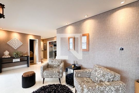 Sala de estar  de apartamento à venda com 4 quartos, 153m² em Planalto, São Bernardo do Campo