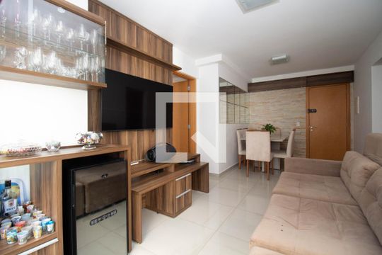 Sala de apartamento à venda com 2 quartos, 62m² em Águas Claras, Brasília