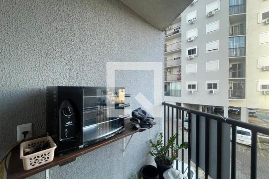Varanda da Sala de apartamento à venda com 2 quartos, 66m² em Santo Afonso, Novo Hamburgo
