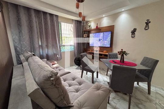 Sala de apartamento para alugar com 2 quartos, 43m² em Vargem Pequena, Rio de Janeiro