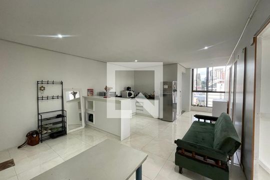 Sala/cozinha de apartamento à venda com 3 quartos, 60m² em Centro, Novo Hamburgo