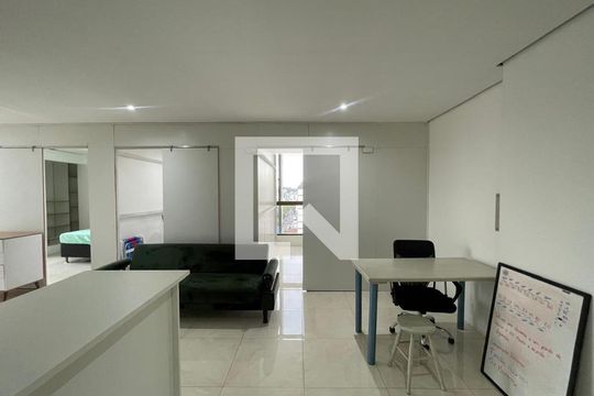 Sala/cozinha de apartamento à venda com 3 quartos, 60m² em Centro, Novo Hamburgo