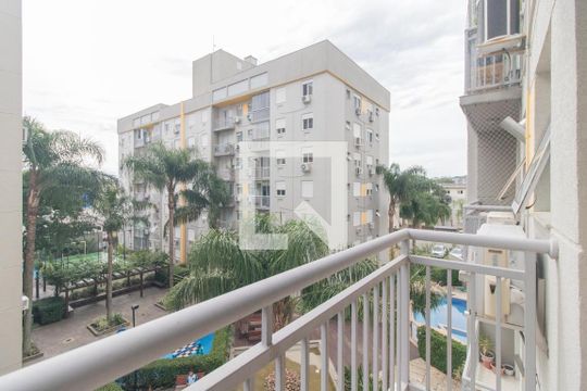 Varanda da Sala de apartamento à venda com 2 quartos, 70m² em Tristeza, Porto Alegre