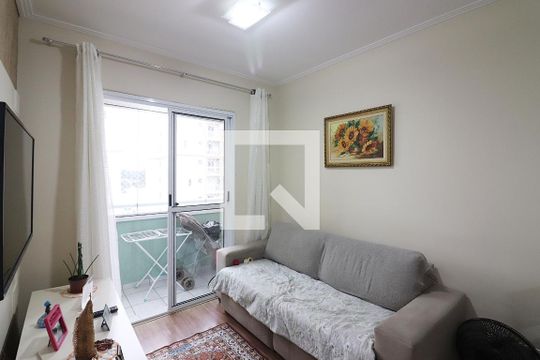 Sala  de apartamento à venda com 1 quarto, 50m² em Vila Goncalves, São Bernardo do Campo