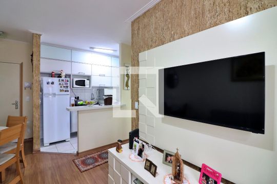 Sala  de apartamento à venda com 1 quarto, 50m² em Vila Goncalves, São Bernardo do Campo