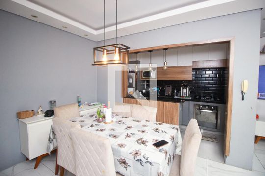 Sala de Jantar de apartamento à venda com 3 quartos, 148m² em Jardim Santo Alberto, Santo André