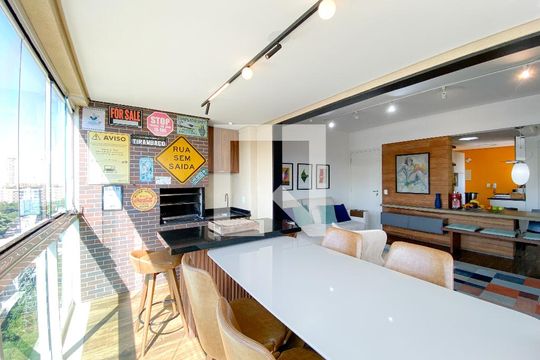Varanda Gourmet de apartamento à venda com 3 quartos, 96m² em Vila Leopoldina, São Paulo