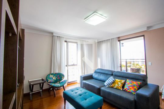 Sala de apartamento à venda com 4 quartos, 139m² em Jardim Bela Vista, Santo André