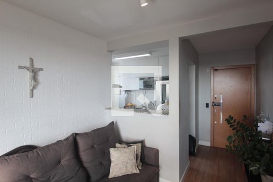 Sala de apartamento à venda com 2 quartos, 50m² em Castelo, Belo Horizonte
