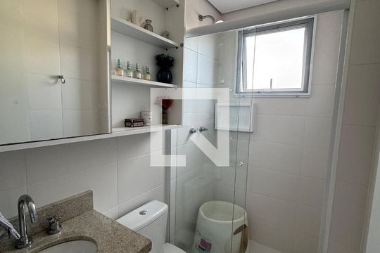 Banheiro da Suíte 2 de apartamento à venda com 2 quartos, 72m² em Bela Vista, Osasco