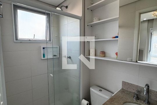 Banheiro da Suíte 1 de apartamento à venda com 2 quartos, 72m² em Bela Vista, Osasco