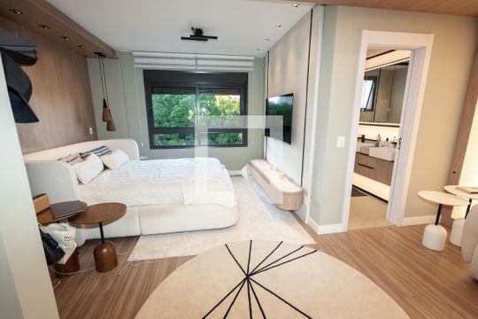 Suíte de apartamento à venda com 1 quarto, 110m² em Jardim Lindóia, Porto Alegre