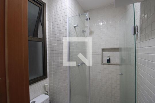 Banheiro de kitnet/studio à venda com 1 quarto, 34m² em Jacarepaguá, Rio de Janeiro