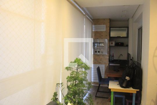 Varanda da Sala de apartamento à venda com 3 quartos, 107m² em Santo Antônio, São Caetano do Sul