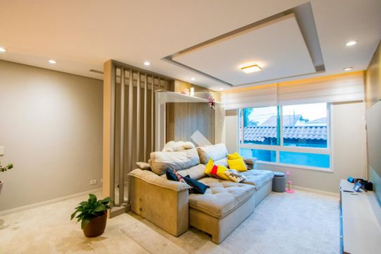 Sala de casa à venda com 4 quartos, 314m² em Vila Alzira, Santo André
