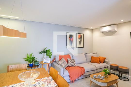 Sala de apartamento à venda com 2 quartos, 84m² em Fundação, São Caetano do Sul