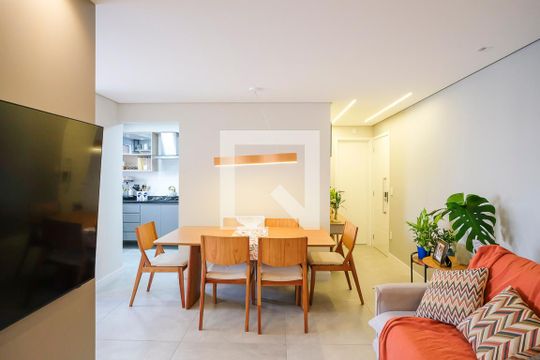 Sala de apartamento à venda com 2 quartos, 84m² em Fundação, São Caetano do Sul