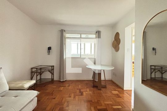 Sala de apartamento para alugar com 1 quarto, 55m² em Itaim Bibi, São Paulo
