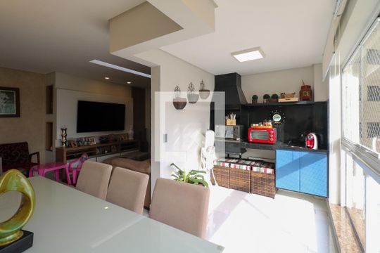 Varanda Gourmet de apartamento para alugar com 3 quartos, 122m² em Santa Paula, São Caetano do Sul