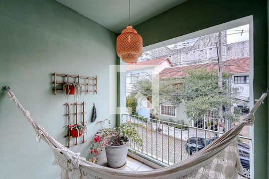 Varanda da Sala de casa de condomínio para alugar com 3 quartos, 97m² em Vila Mariana, São Paulo