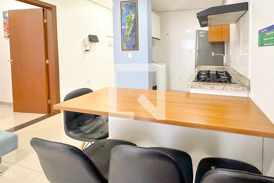Sala de Jantar de apartamento para alugar com 1 quarto, 38m² em Ingleses do Rio Vermelho, Florianópolis