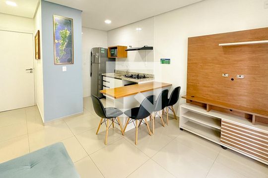 Sala de Jantar de apartamento para alugar com 1 quarto, 38m² em Ingleses do Rio Vermelho, Florianópolis