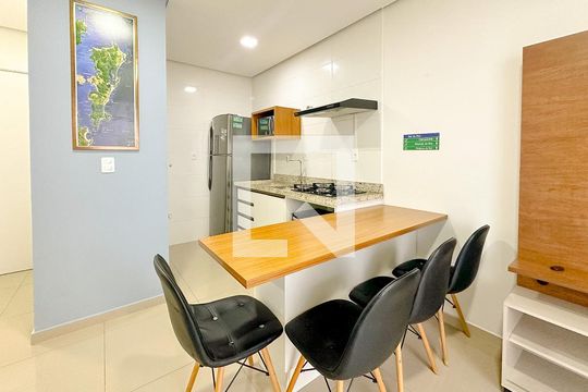 Sala de Jantar de apartamento para alugar com 1 quarto, 38m² em Ingleses do Rio Vermelho, Florianópolis
