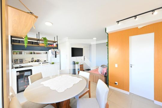 Sala de apartamento à venda com 2 quartos, 78m² em Vila Monte Alegre, São Paulo