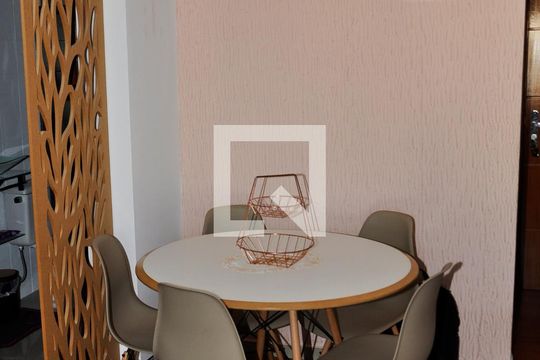 Detalhe - Sala e Sala de Jantar com Varanda de apartamento à venda com 3 quartos, 86m² em Vila Mangalot, São Paulo