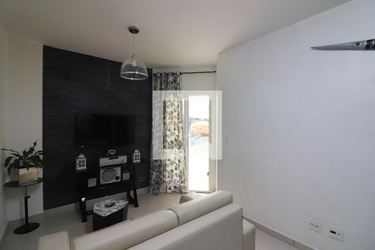 Sala  de apartamento à venda com 3 quartos, 107m² em Vila Euclides, São Bernardo do Campo